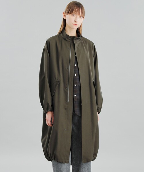MACKINTOSH PHILOSOPHY（ﾏｯｷﾝﾄｯｼｭ ﾌｨﾛｿﾌｨｰ）の「GREY LABEL ウールギャバジンモッズコート（モッズコート・レディース・ブラック/グリーン系その他7・2/6）」の21枚目の写真