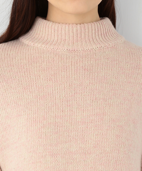 CAROLINA GLASER（カロリナ グレイサー）の「CAROLINA GLASER / バックフリル プルオーバー（ニット/セーター・レディース・チャコールグレー/ピンク・ONE SIZE）」の12枚目の写真