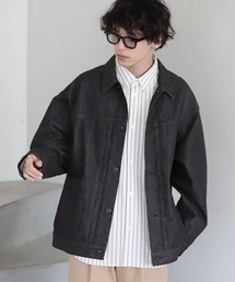 BLUEVER/デニムライクトラッカージャケット