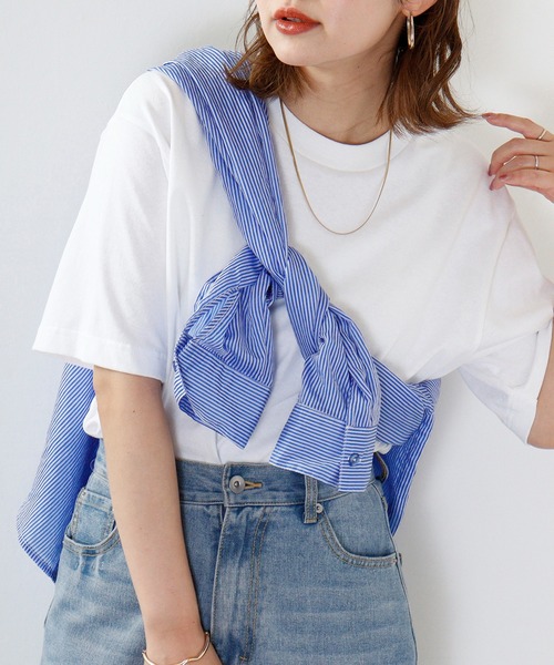 【セール】MODISH GAZE MADE IN JAPAN半袖Tシャツ（Tシャツ/カットソー）｜MODISH GAZE（モディシュガゼ）