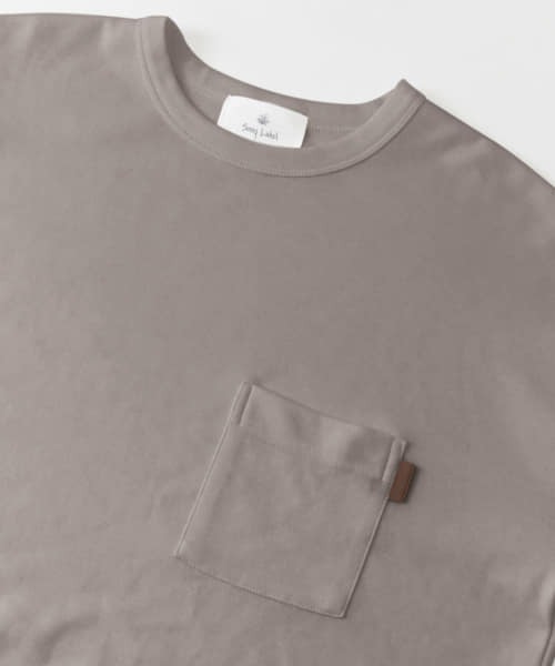 URBAN RESEARCH Sonny Label（アーバンリサーチサニーレーベル）の「ポンチポケットロングスリーブTシャツ（Tシャツ/カットソー・メンズ・ブラック/オフホワイト/カーキ/ベージュ系その他・MEDIUM/LARGE）」の19枚目の写真