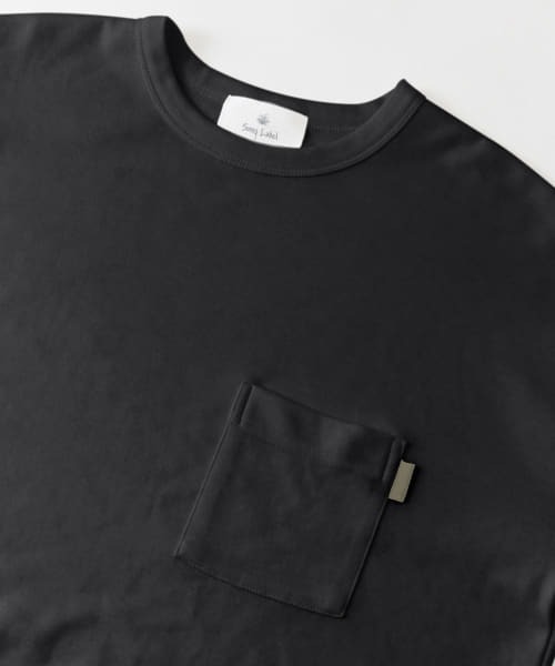 URBAN RESEARCH Sonny Label（アーバンリサーチサニーレーベル）の「ポンチポケットロングスリーブTシャツ（Tシャツ/カットソー・メンズ・ブラック/オフホワイト/カーキ/ベージュ系その他・MEDIUM/LARGE）」の20枚目の写真