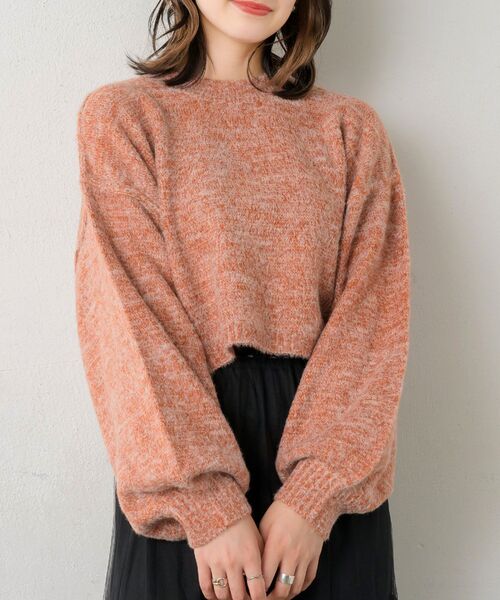 RETRO GIRL(レトロガール)の「シャギーMIXニットPO(ニット/セーター・レディース・ブルー/ホワイト/グリーン/オレンジ・FREE)」の4枚目の写真