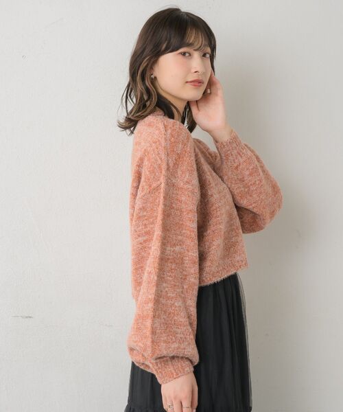 RETRO GIRL(レトロガール)の「シャギーMIXニットPO(ニット/セーター・レディース・ブルー/ホワイト/グリーン/オレンジ・FREE)」の6枚目の写真