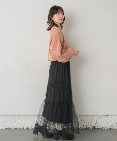 RETRO GIRL(レトロガール)の「シャギーMIXニットPO(ニット/セーター・レディース・ブルー/ホワイト/グリーン/オレンジ・FREE)」の10枚目の写真