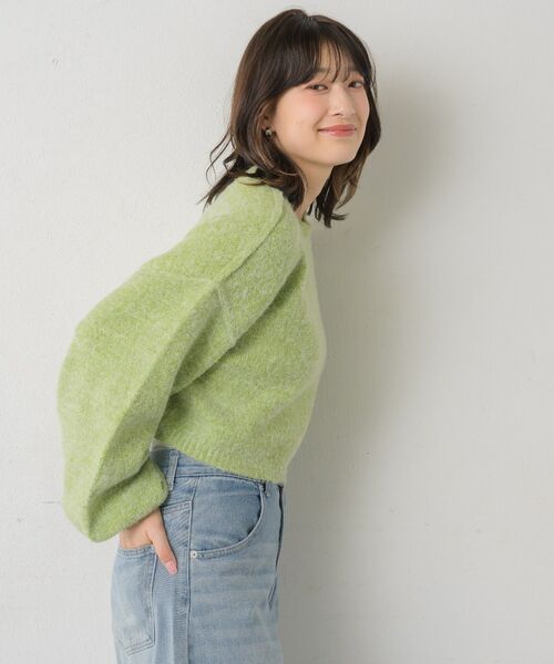 RETRO GIRL(レトロガール)の「シャギーMIXニットPO(ニット/セーター・レディース・ブルー/ホワイト/グリーン/オレンジ・FREE)」の15枚目の写真