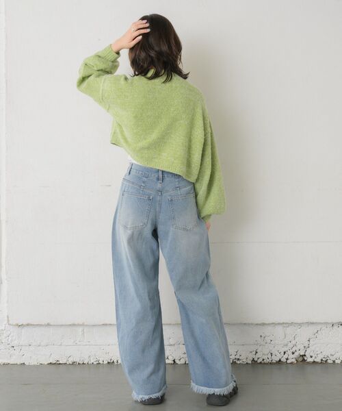 RETRO GIRL(レトロガール)の「シャギーMIXニットPO(ニット/セーター・レディース・ブルー/ホワイト/グリーン/オレンジ・FREE)」の20枚目の写真