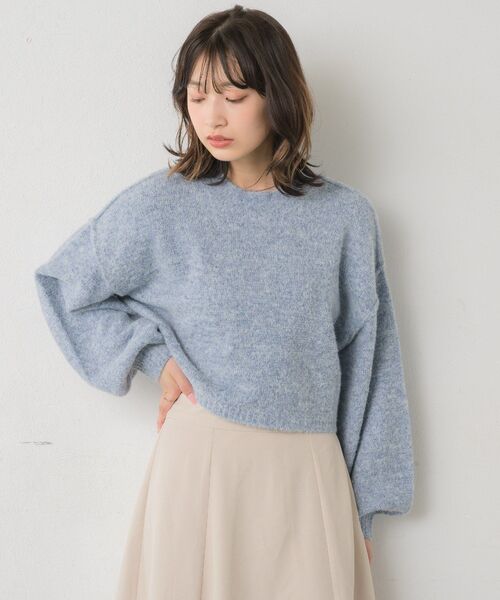 RETRO GIRL(レトロガール)の「シャギーMIXニットPO(ニット/セーター・レディース・ブルー/ホワイト/グリーン/オレンジ・FREE)」の21枚目の写真