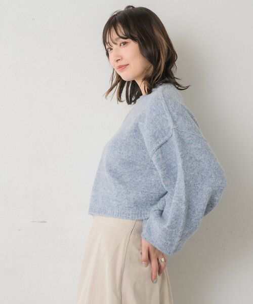 RETRO GIRL(レトロガール)の「シャギーMIXニットPO(ニット/セーター・レディース・ブルー/ホワイト/グリーン/オレンジ・FREE)」の22枚目の写真