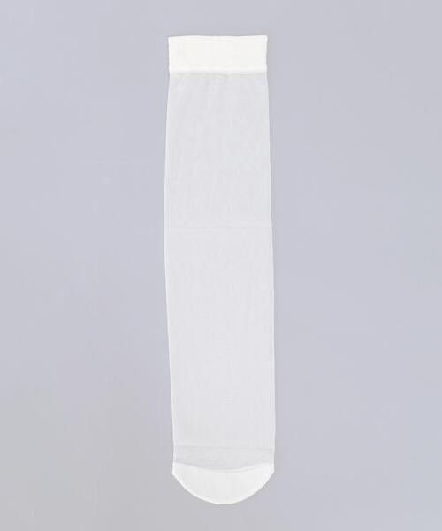 PHILLY（フィリー）の「【PHILLY】シアーハイソックス（ソックス/靴下・レディース・ブラック/アイボリー/ホワイト・FREE）」の6枚目の写真