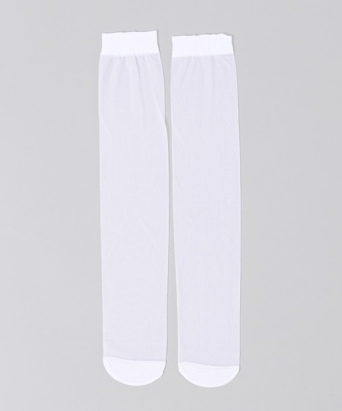 PHILLY（フィリー）の「【PHILLY】シアーハイソックス（ソックス/靴下・レディース・ブラック/アイボリー/ホワイト・FREE）」の15枚目の写真