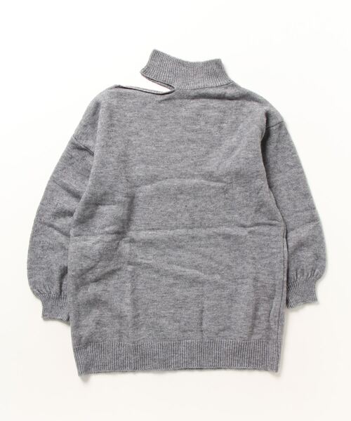 gossip！ロサンゼルス（ゴシップロサンゼルス）の「ワンショルダーカットアウトニット（ニット/セーター・レディース・グレー/ブラウン/オフホワイト/ブラック・FREE）」の6枚目の写真
