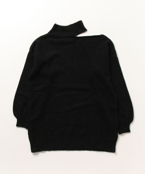 gossip！ロサンゼルス（ゴシップロサンゼルス）の「ワンショルダーカットアウトニット（ニット/セーター・レディース・グレー/ブラウン/オフホワイト/ブラック・FREE）」の8枚目の写真