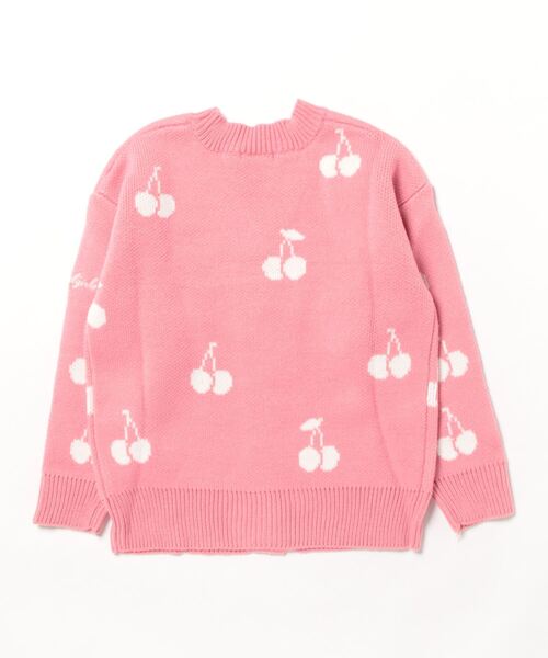 by LOVEiT（バイラビット）の「チェリー柄カーディガン（カーディガン/ボレロ・キッズ・ブルー/ブラック/グレー/ピンク・150cm/160cm/140cm/120cm/130cm）」の5枚目の写真