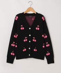 チェリー柄カーディガン