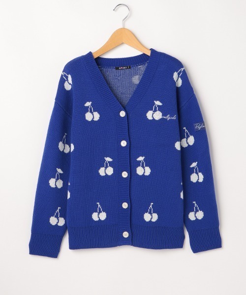 by LOVEiT（バイラビット）の「チェリー柄カーディガン（カーディガン/ボレロ・キッズ・ブルー/ブラック/グレー/ピンク・150cm/160cm/140cm/120cm/130cm）」の18枚目の写真