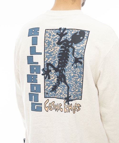 【セール】【直営店限定】BILLABONG メンズ COSMIC ECHOES トレーナー 【2023年秋冬モデル】/ビラボンスピリチュアルモチーフプリントドロップショルダークルーネックトレーナー（スウェット）｜BILLABONG（ビラボン） 4,788円