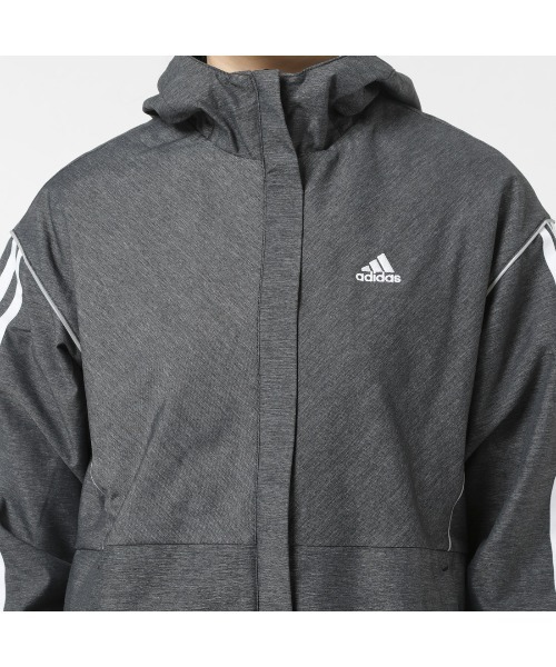 adidas(アディダス)の「アディダス adidas デニム ウーブン ルーズフィット ウインドブレーカージャケット(ナイロンジャケット・レディース・ネイビー/ブラック・XL/L/M/S)」の3枚目の写真