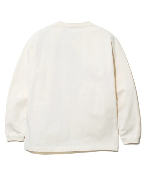 go slow caravan(ゴースローキャラバン)の「超ヘビーUSA/C たい焼き猫 ロングスリーブTEE(Tシャツ/カットソー・メンズ・セージグリーン/ホワイト・SMALL/MEDIUM/LARGE/X-LARGE)」の11枚目の写真