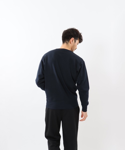 Champion(チャンピオン)の「【Champion/チャンピオン】メンズ スポーツ クルーネックスウェットシャツ(スウェット・メンズ・グレー/ブラック/ホワイト/ネイビー・MEDIUM/X-LARGE/LARGE/SMALL)」の11枚目の写真