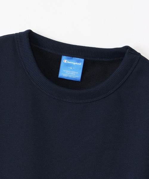 Champion(チャンピオン)の「【Champion/チャンピオン】メンズ スポーツ クルーネックスウェットシャツ(スウェット・メンズ・グレー/ブラック/ホワイト/ネイビー・MEDIUM/X-LARGE/LARGE/SMALL)」の17枚目の写真