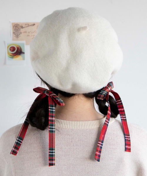 WEGO（ウィゴー）の「WEGO/【2点セット】ロングリボンゴム（ヘアゴム・レディース・ブラウン/ピンク/ブラック/ワイン/オフホワイト/サックスブルー/ブラック系その他/その他2/その他1/その他3/その他4/グレー系その他2/グリーン系その他2/レッド系その他2・FREE）」の10枚目の写真