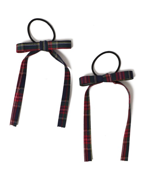 WEGO（ウィゴー）の「WEGO/【2点セット】ロングリボンゴム（ヘアゴム・レディース・ブラウン/ピンク/ブラック/ワイン/オフホワイト/サックスブルー/ブラック系その他/その他2/その他1/その他3/その他4/グレー系その他2/グリーン系その他2/レッド系その他2・FREE）」の20枚目の写真