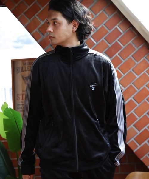 セール】蜂刺繍トラックジャケット（ジャージ）｜8(eight)（エイト