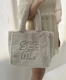 Seemi. byNICECLAUP | 【Seemi.】刺繍フェイクファートート(トートバッグ)