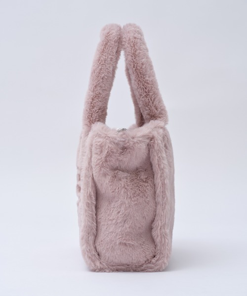 Seemi. byNICECLAUP（ シーミーバイナイスクラップ）の「【Seemi.】刺繍フェイクファートート（トートバッグ・レディース・アイボリー/パープル/ピンク・FREE）」の14枚目の写真