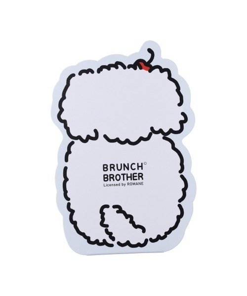 Brunch Brother(ブランチブラザー)の「ブランチブラザー マークス ダイカットメモパッド(手帳/メモ帳・レディース・ベージュ系その他/ブラウン系その他/ホワイト・FREE)」の4枚目の写真