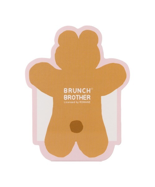 Brunch Brother(ブランチブラザー)の「ブランチブラザー マークス ダイカットメモパッド(手帳/メモ帳・レディース・ベージュ系その他/ブラウン系その他/ホワイト・FREE)」の6枚目の写真