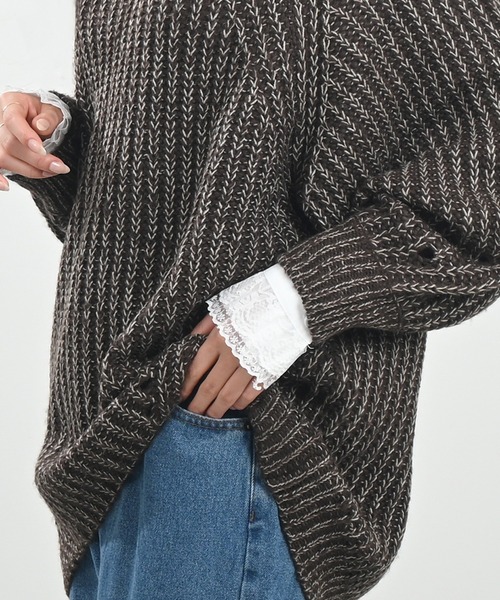 Felt-Maglietta(フェルトマリエッタ)の「フリルレース付け袖(アームカバー・レディース・ホワイト・FREE)」の7枚目の写真