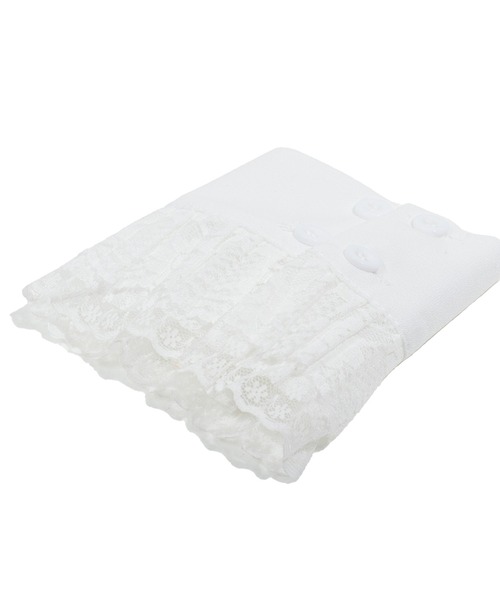 Felt-Maglietta(フェルトマリエッタ)の「フリルレース付け袖(アームカバー・レディース・ホワイト・FREE)」の11枚目の写真