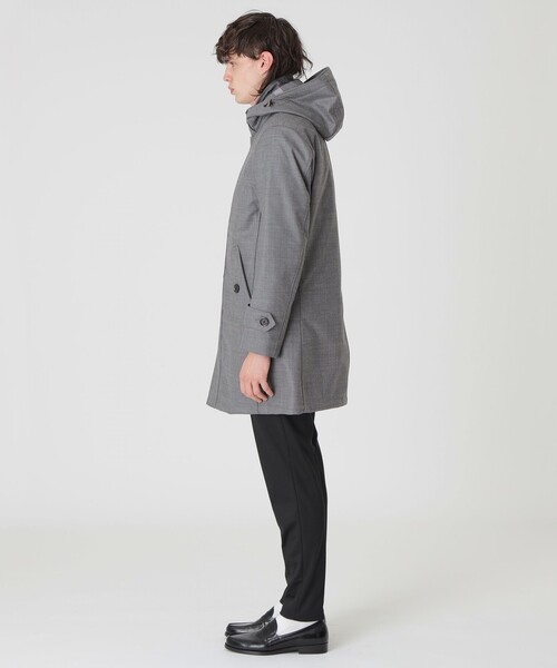 BLACK LABEL CRESTBRIDGE(ブラックレーベル・クレストブリッジ)の「ウールブレンドラミネートシティーパーカー(ブルゾン・メンズ・ネイビー/ライトグレー/ダークブラウン/ブラック・L/M/XL)」の6枚目の写真