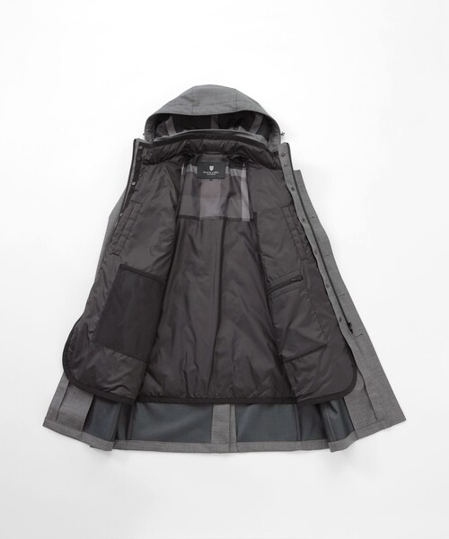 BLACK LABEL CRESTBRIDGE(ブラックレーベル・クレストブリッジ)の「ウールブレンドラミネートシティーパーカー(ブルゾン・メンズ・ネイビー/ライトグレー/ダークブラウン/ブラック・L/M/XL)」の11枚目の写真