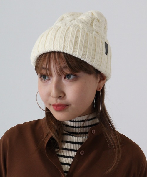 セール】TESTIFY ツイスト裏ボアニットキャップ/ニットワッチ / Twist