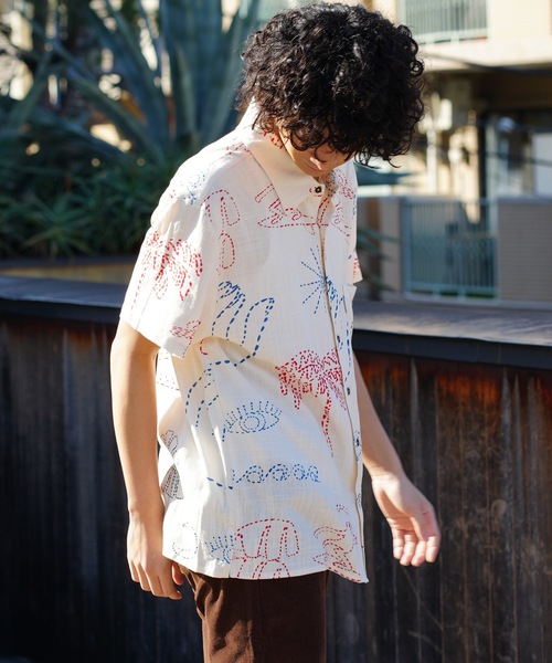 BANKS（バンクス）の「SS SHIRT/BANKS(バンクス)半袖シャツ（シャツ/ブラウス・メンズ・ベージュ・LARGE/MEDIUM/X-LARGE）」の5枚目の写真
