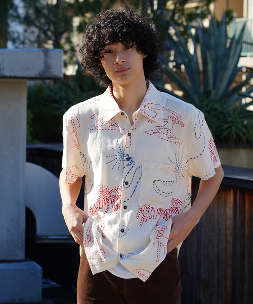 BANKS（バンクス）の「SS SHIRT/BANKS(バンクス)半袖シャツ（シャツ/ブラウス・メンズ・ベージュ・LARGE/MEDIUM/X-LARGE）」の4枚目の写真