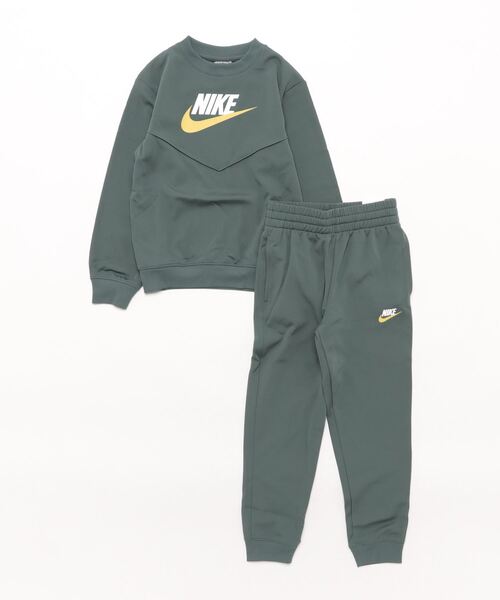 NIKE(ナイキ)の「《NIKEアパレル》YTHNSWPOハイブリッドクルートラックスーツ(ジャージ・キッズ・ブラック/グレー/グリーン系その他・140/160/150/130)」の3枚目の写真