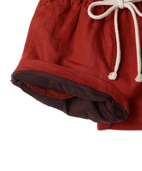 green label relaxing（グリーンレーベルリラクシング）の「マリン ショートパンツ◆（その他パンツ・キッズ・ブラック/オレンジ系その他・115/95/105/125）」の7枚目の写真