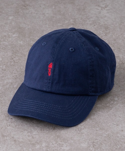PARROTT CANVAS(パロットキャンバス)の「PARROTT CANVAS 6 PANEL CAP(キャップ・メンズ・ベージュ/ネイビー・FREE)」の2枚目の写真