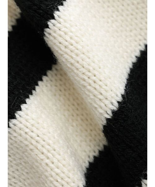 Green　Parks（グリーンパークス）の「洗える　バックスリットニットプルオーバー（ニット/セーター・レディース・アイボリー/その他7/ブラウン/チャコールグレー/イエロー/グリーン・FREE）」の13枚目の写真