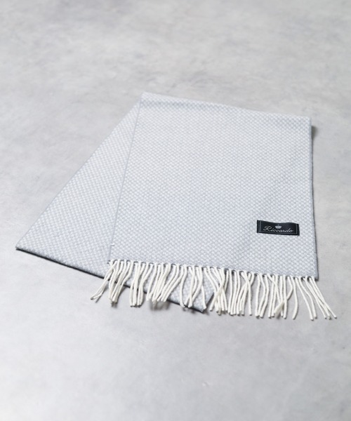 ARCHIVER（アーカイバ）の「"ウール"クラシックデザインマフラー（マフラー・メンズ・グレー/ブラウン/グリーン/ライトグレー・FREE）」の5枚目の写真