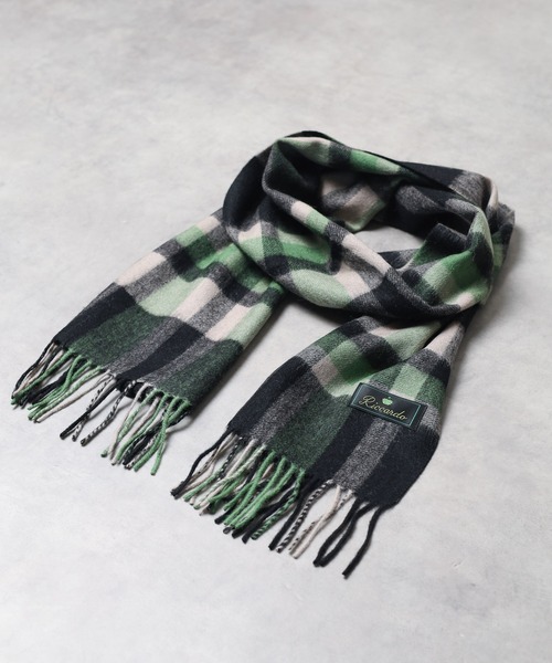 ARCHIVER（アーカイバ）の「"ウール"クラシックデザインマフラー（マフラー・メンズ・グレー/ブラウン/グリーン/ライトグレー・FREE）」の16枚目の写真