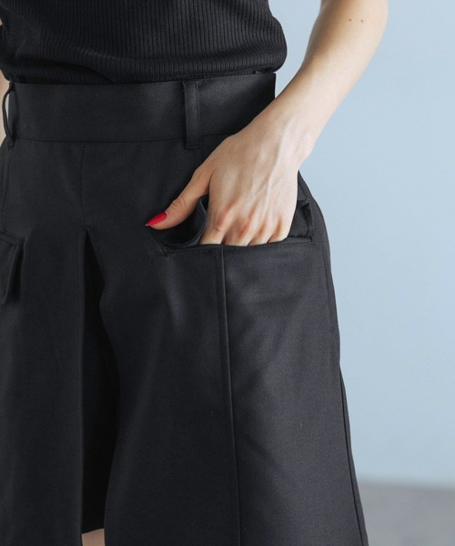 PAGEBOY（ページボーイ）の「レイヤードスカートショートパンツ（その他パンツ・レディース・ブラック/グレー・FREE）」の18枚目の写真