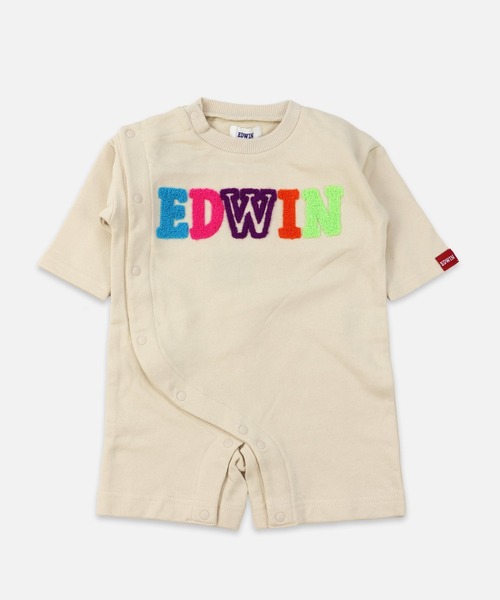 EDWIN（エドウィン）の「EDWIN / エドウィン ロゴカバーオール（ロンパース）」 WEAR
