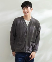 シェア T/Rブークレ カーディガン + ロングTシャツ セット