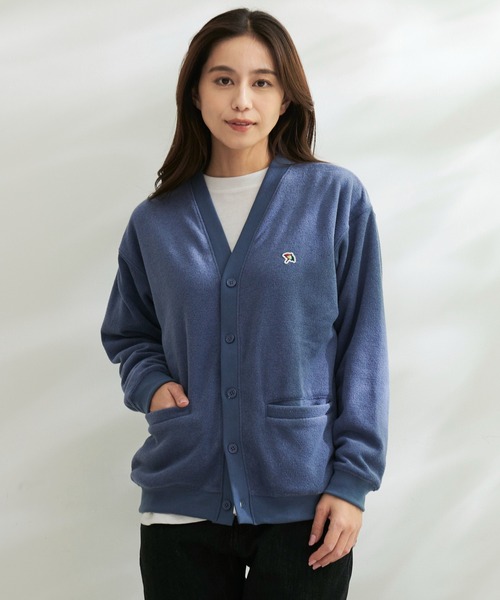 Arnold Palmer（アーノルドパーマー）の「シェア T/Rブークレ カーディガン + ロングTシャツ セット（カーディガン/ボレロ・レディース・グレー/チャコールグレー/グリーン/サックスブルー・L/LL/M/S/XS）」の14枚目の写真