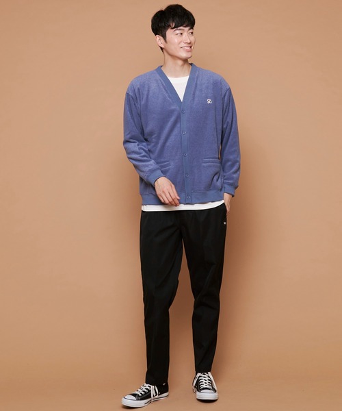 Arnold Palmer（アーノルドパーマー）の「シェア T/Rブークレ カーディガン + ロングTシャツ セット（カーディガン/ボレロ・レディース・グレー/チャコールグレー/グリーン/サックスブルー・L/LL/M/S/XS）」の13枚目の写真